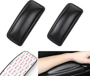 Set di cuscini per bracciolo da 2 - Copertura auto per bracciolo - Adesivo auto - Protezioni ginocchiali in pelle - Molto morbido e confortevole - 18 x 8 x 3 cm - Bracciolo di sostegno