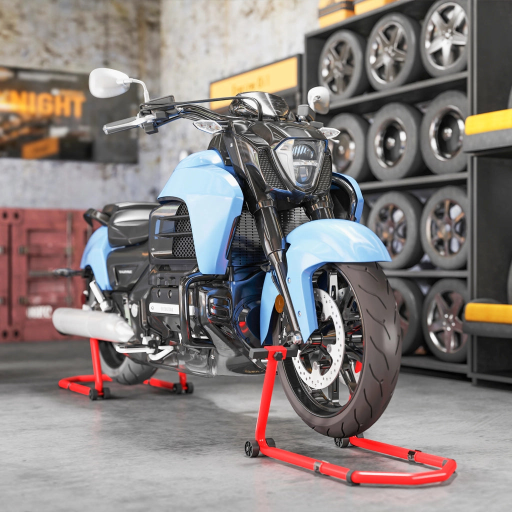 Supporto Ruota Motocicleta Anteriore e Posteriore ¨C zephmum ¨C Grigio