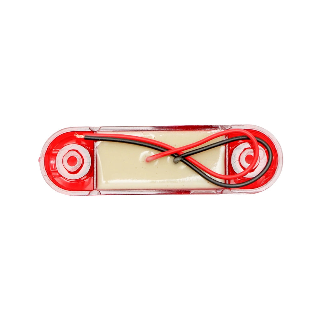 Lampada laterale  LED rossa, 12V-24V, FR0174, Breckner Germany.