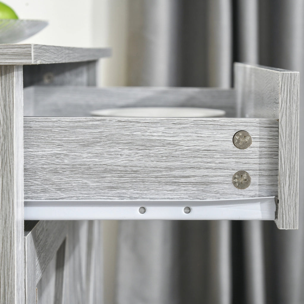 Credenza ¨C Minimal ¨C Grigio 80x39.7x80 cm