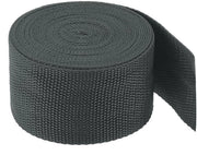 Cinturone di Corda Leggero - Polipropilene - 2 pollici - 5 Yard - Cinturino per Borsa - Grigio Scuro - Per Uso Esterno - Cinturino per Borsa