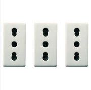 Presa bivalente bipasso 10/16a serie gewiss gw20203 pezzi 3