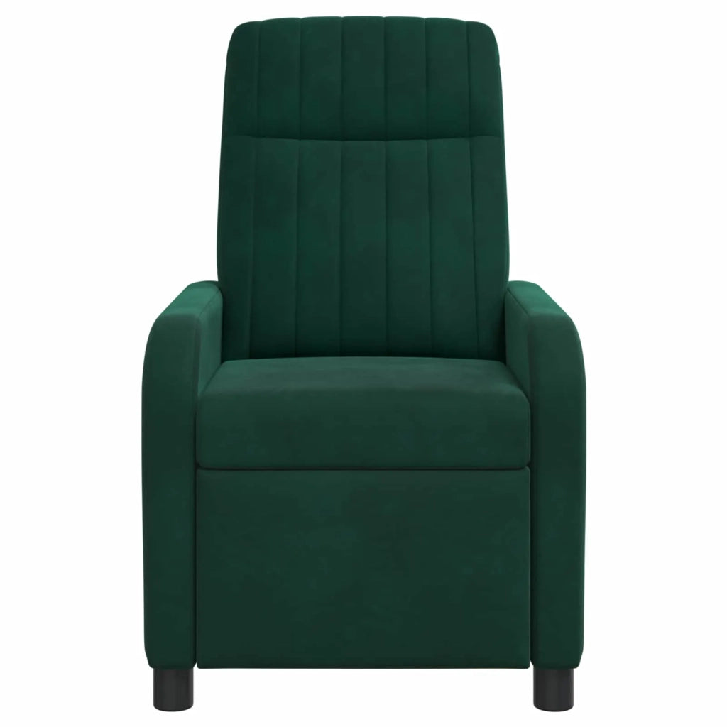 Divano Sedia-Poltrona Massaggiante Verde Scuro Velluto (V)