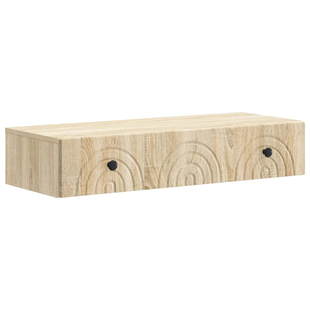 Tavolino da Parete Laterale | Tavolo laterale | Tavolino Rovere Sonoma 87,5 x 34,5 x 17 cm