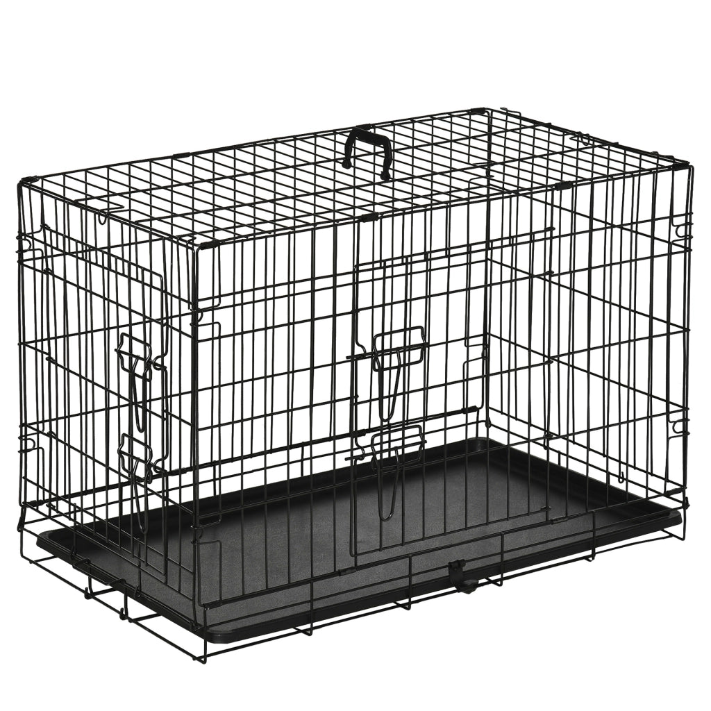 Gabbia Cane Trasporto ¨C Zephmum ¨C Nero 60x40x50 cm