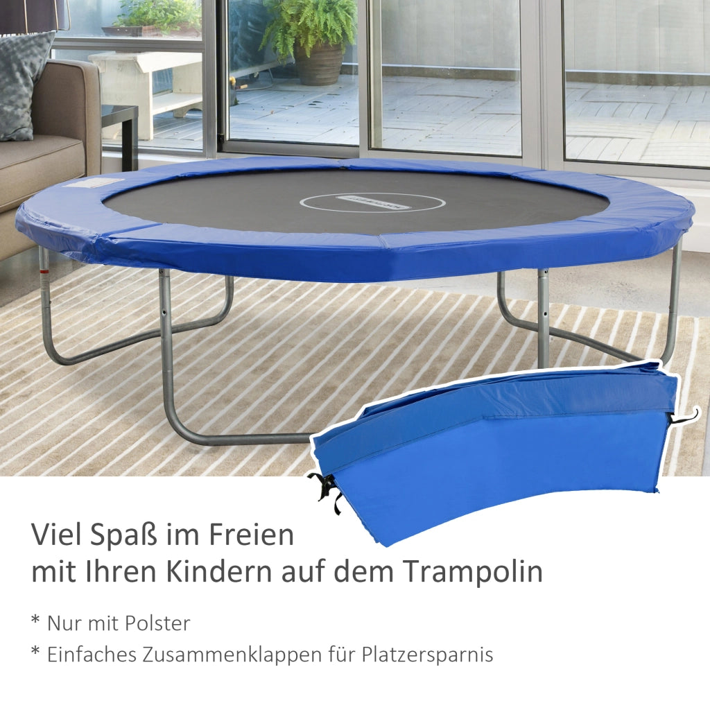 Protezione Bordo Tappeto Elastico ¨C Xylo ¨C ?244 cm Blu Giardino Esterno Ricambio