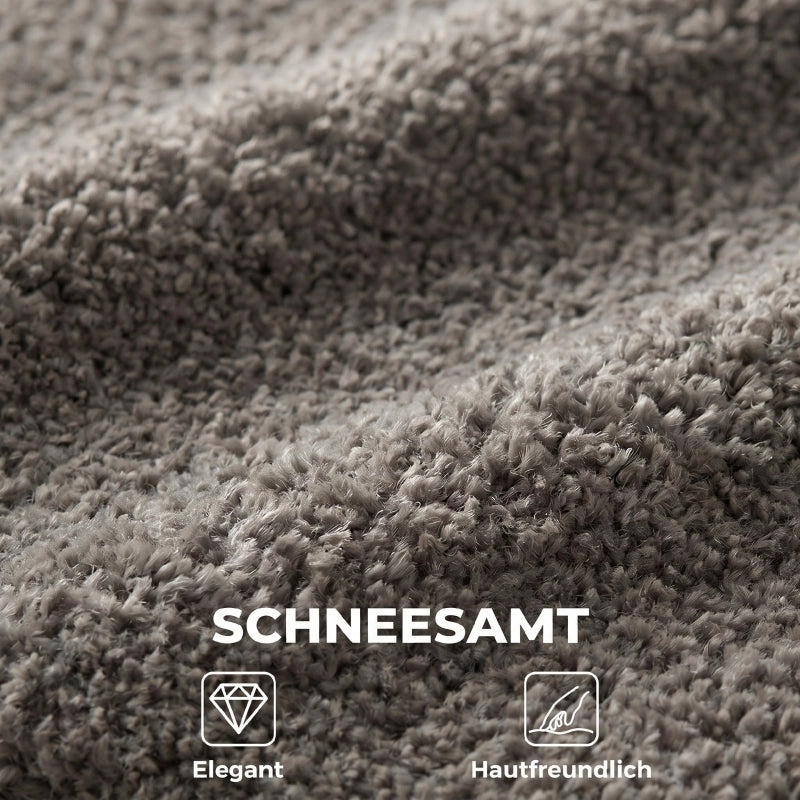 Sedia da ufficio con rivestimento in tessuto effetto velluto, sedia imbottita con base in acciaio, sedia da scrivania regolabile in altezza, grigia
