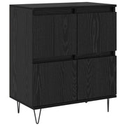 Credenza | Madia | Buffet da pranzo | Armadio da pranzo Rovere Nero 60 x 35 x 70 cm