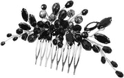 Bruidshaar-zijkam con Strass e Cristallo per Matrimonio