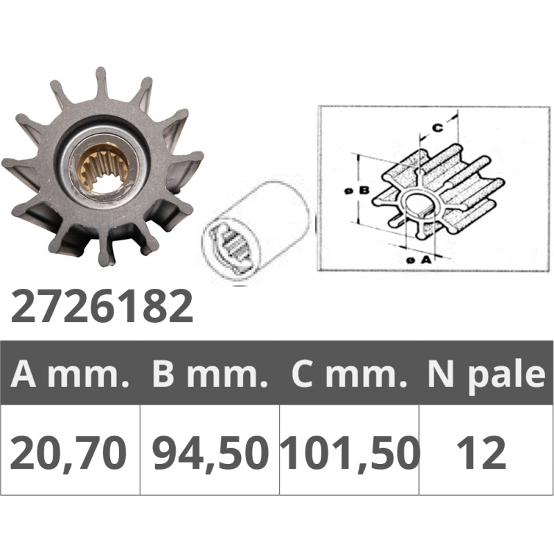 GIRANTE UNIVERSALE UNIVERSAL IMPELLER