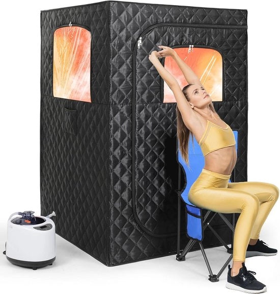 Sauna Portatile con Funzione di Vapore e Comando a Distanza – Massaggio Ottimale e Comfort