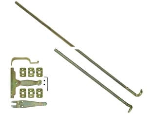 SPAGNOLETTE PER BALCONE COMPLETE IN KIT TROPICALIZZATE- - cm.240 per balcone - 2 pezzi MRCAS