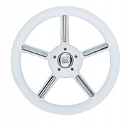 RUOTA TIMONE V56 BIANCA Ø MM.350 WHITE V56 STEERING WHEEL Ø MM.350