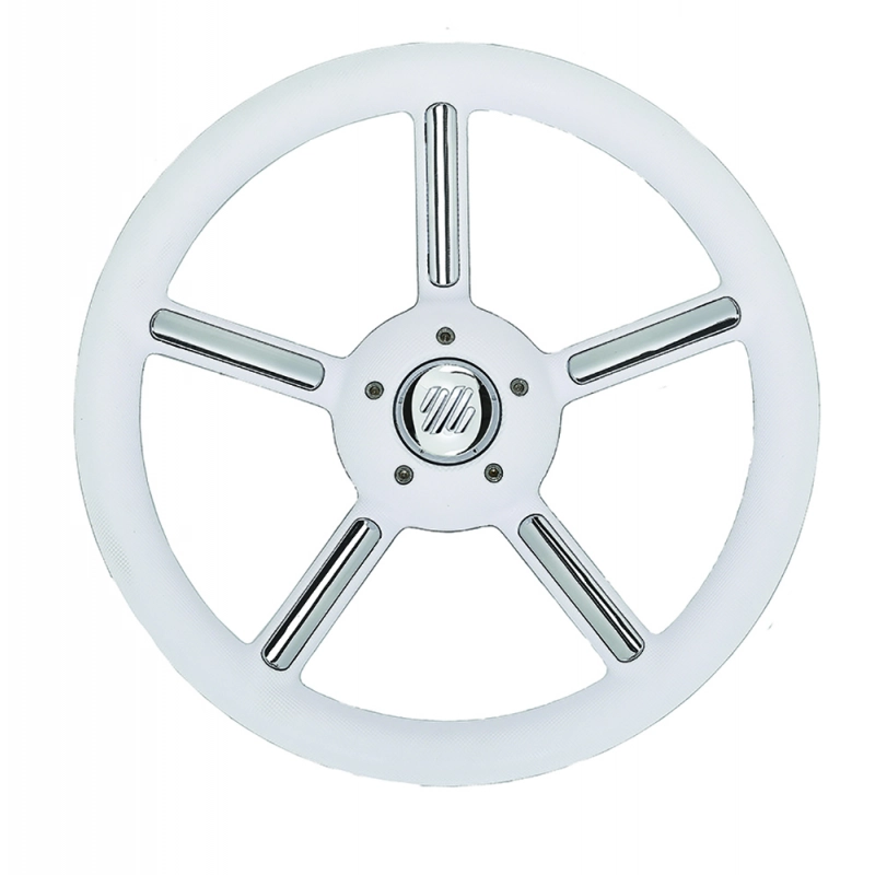 RUOTA TIMONE V56 BIANCA Ø MM.350 WHITE V56 STEERING WHEEL Ø MM.350