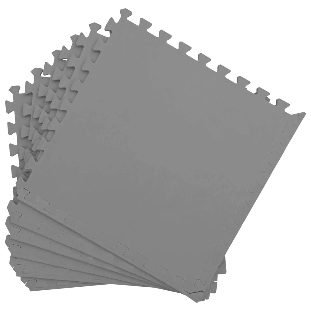 Tappetino per piscina 12 pcs Grigio 4,32 m² Schiuma EVA 3433289