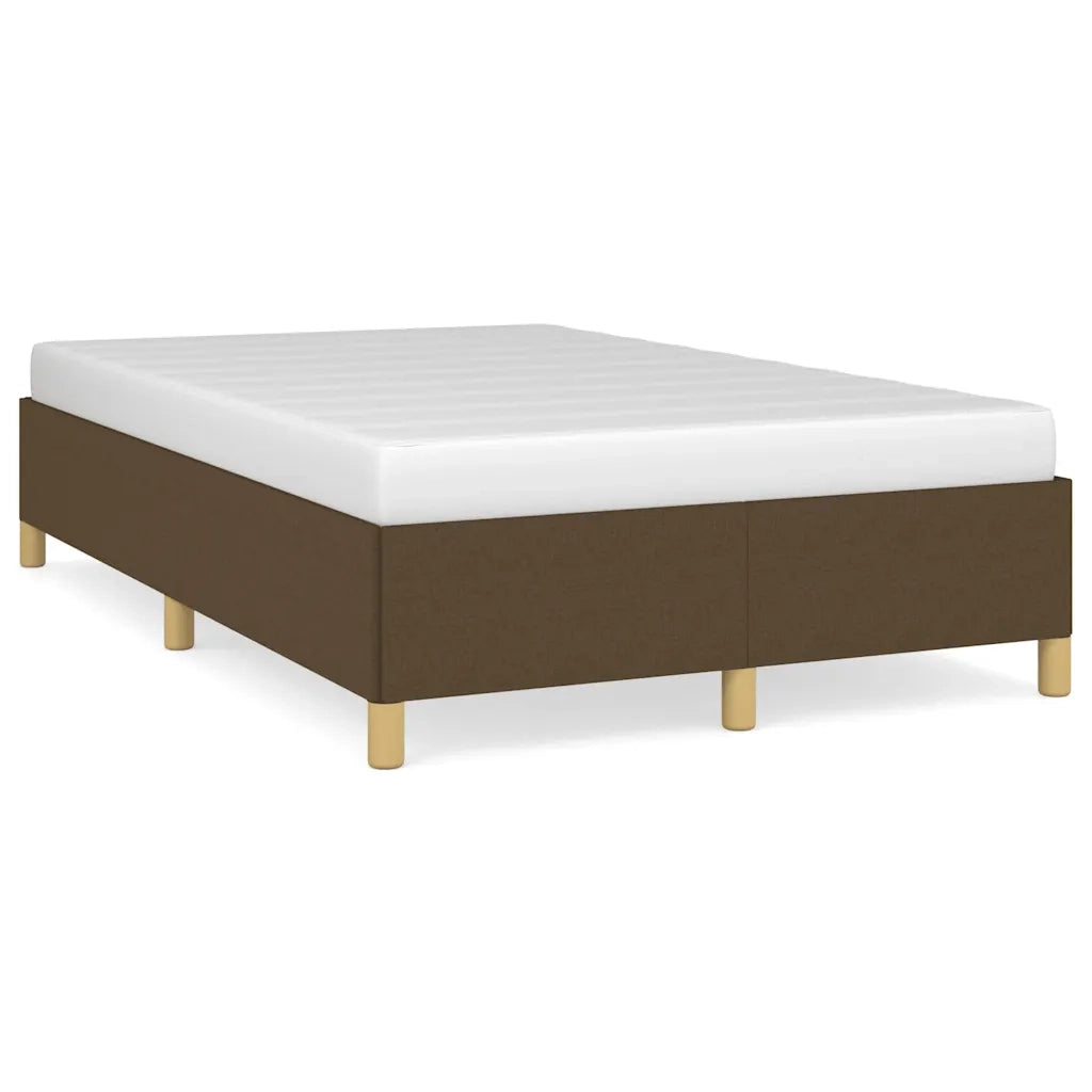 Giroletto senza Materasso-Struttura Letto Marrone Scuro 80x200 cm in Tessuto 624705