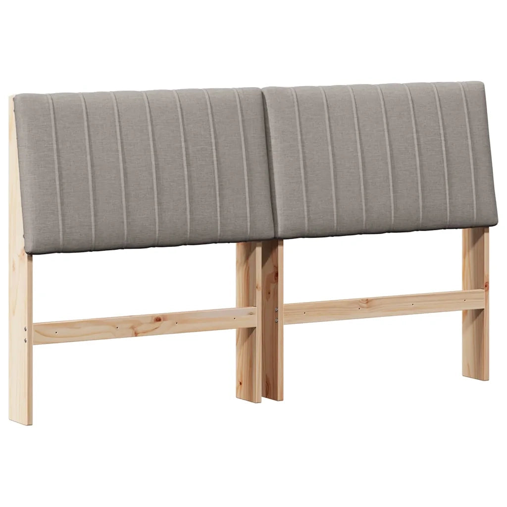 Testiera imbottita-Testiera con Cuscini-Testata Talpa 160 cm Pino massello 252061