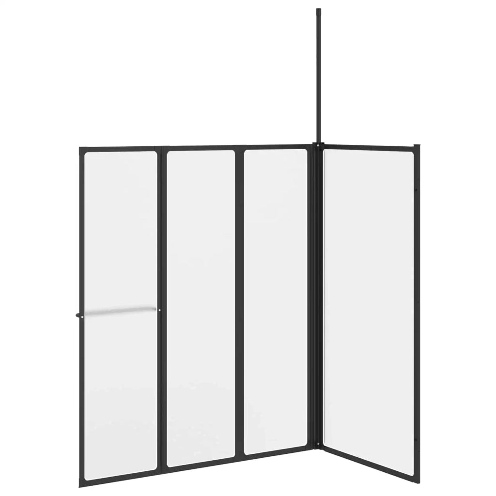 Parete doccia Bianco 120 x 70 x 137 cm Alluminio 42009757