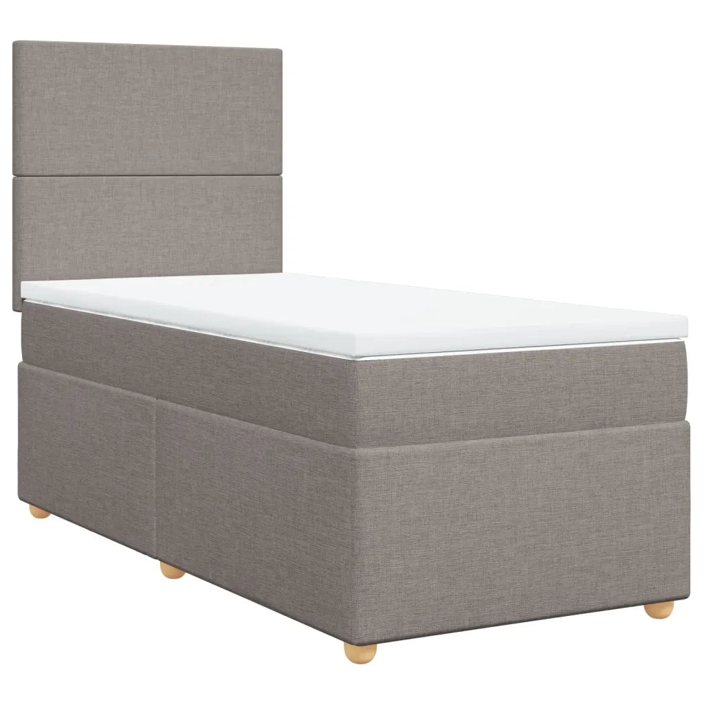 Giroletto a Molle con Materasso Tortora 90x200 cm inTessuto 3291160