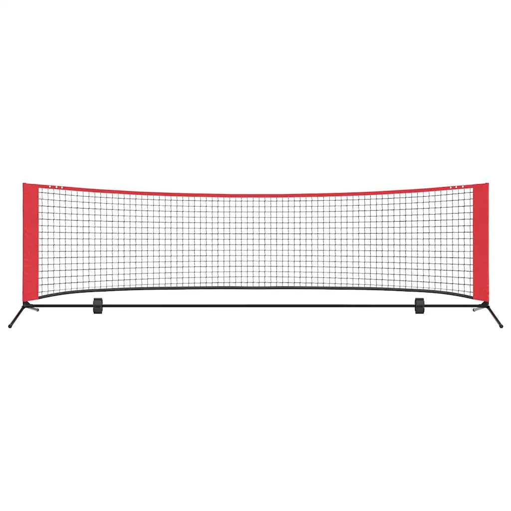 Rete da tennis Nero e Rosso 301 x 90,5 x 87 cm Poliestere 42012860