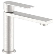 Idro Bric miscelatore lavabo Solar, monocomando, acciaio inox spazzolato SS304, cartuccia ceramica 25 mm, risparmio acqua 6 l-min