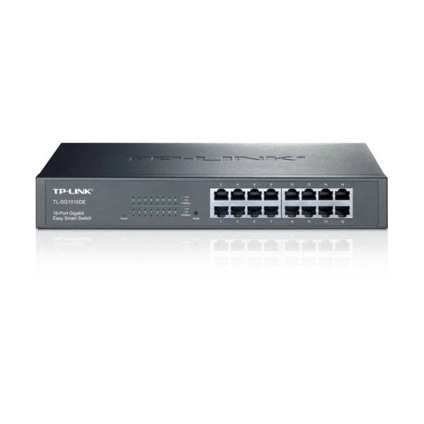Tp-link tl-sg1016de gestito l2 gigabit ethernet (10/100/1000) 1u nero