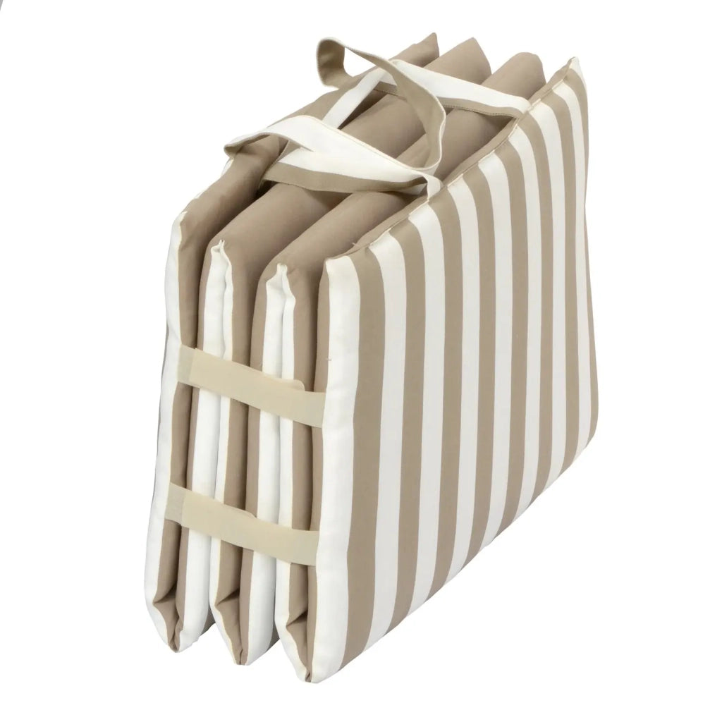 Materassino pieghevole Dune cm 180x50 beige/bianco