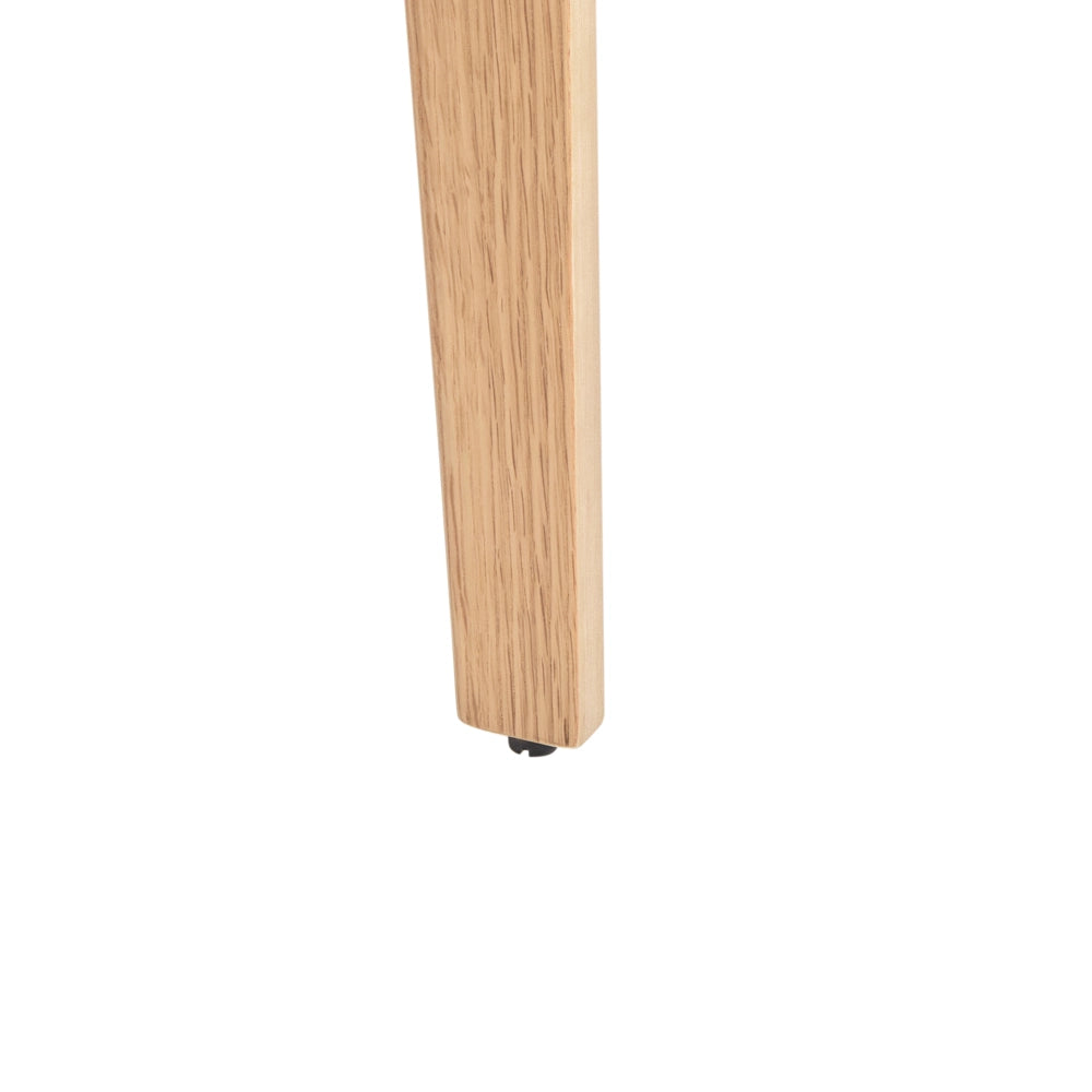 Set di 2 sedie da pranzo Struttura in legno di gomma marrone chiaro Mobili da cucina per sala da pranzo in stile retrò