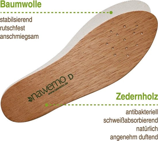 Innesse per piedi / Ottimo assorbimento e supporto - innesse da scarpa per attività sportiva \ Innesse per piedi freschi - extra drenaggio 38
