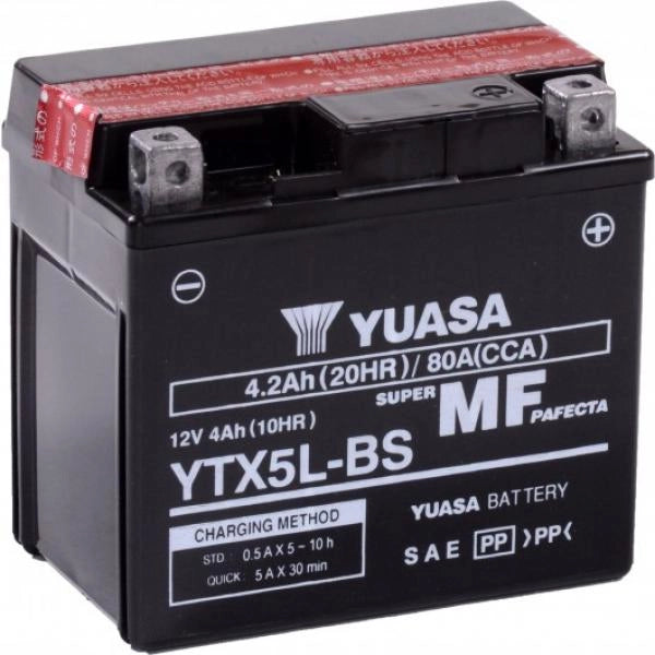 BATTERIA YUASA YTX5L-BS 12V 4 Ah