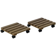 Supporto piante con ruote ¨C Minimal ¨C 2 pezzi