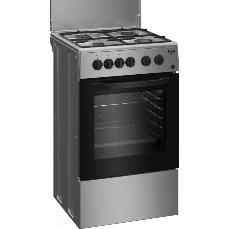 BEKO CSS42014FS CUCINA + FORNO ELETTRICO STATICO 50X50 + 4 FUOCHI A GAS CLASSE A