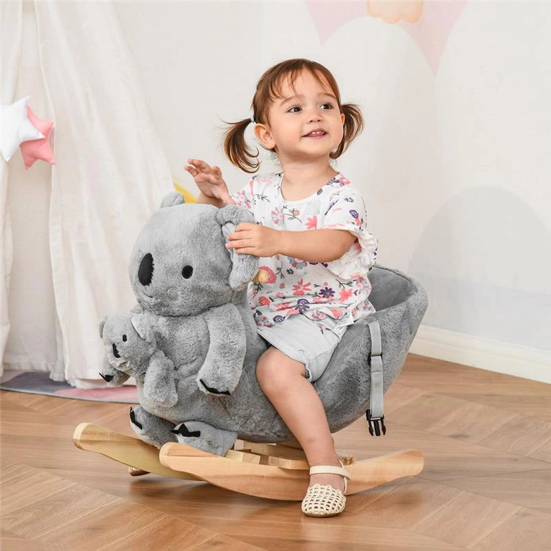 DONDOLO KOALA PER BAMBINI 18-36 MESI GRIGIO