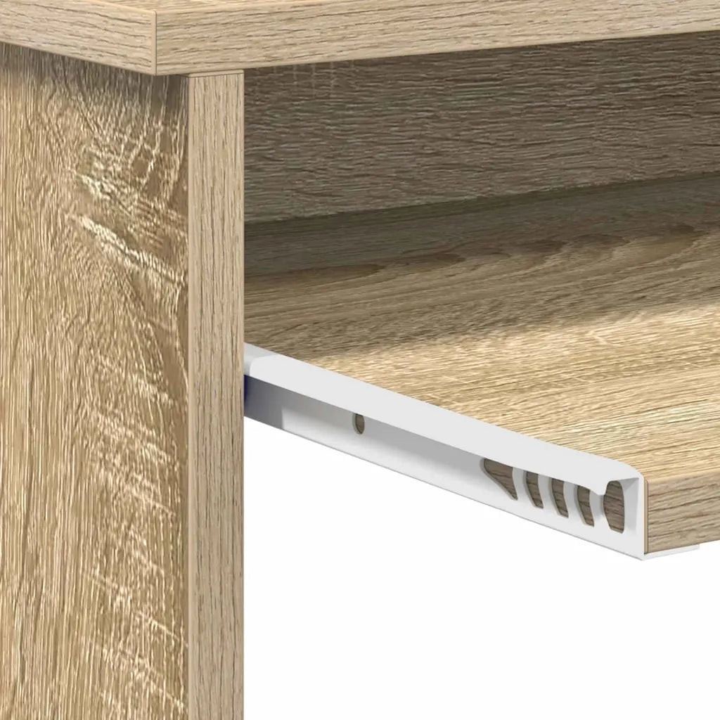 Scrivania | Tavolo da Ufficio Rovere Sonoma 106 x 41 x 88.5 cm Legno multistrato
