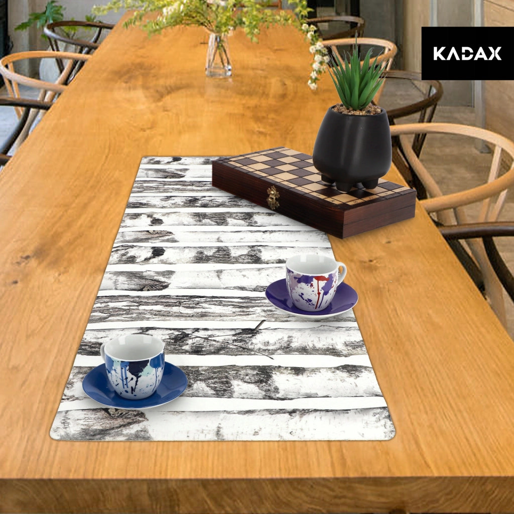 Tovaglia decorativa in feltro KADAX, stampata, 95x33 cm