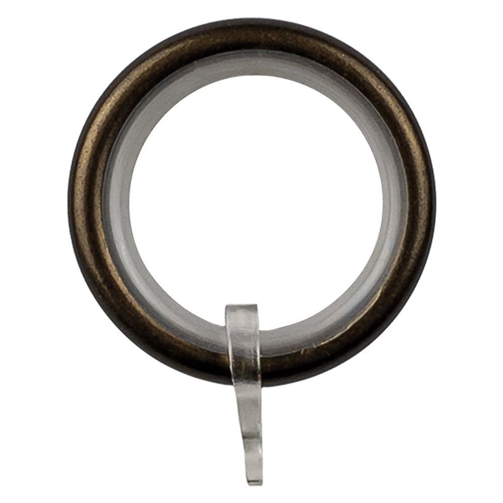 ANELLO PER SCORRITENDA col. bronzo - Ø 20 mm  cf. 8 pz  - ERREBI