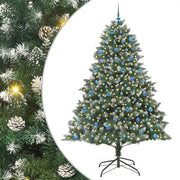 Albero di Natale artificiale con 300 LED Verde 240 cm 3395264