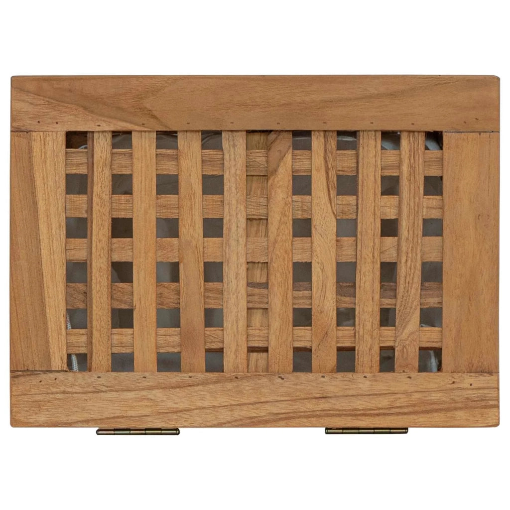 Cesto per Lavanderia Naturale 35 x 25 x 60 cm 42024288