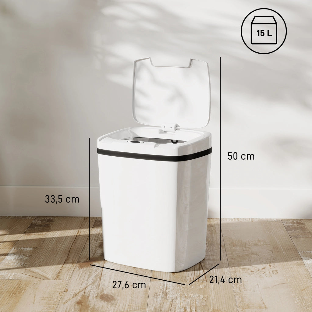 Cestino da Cucina Automatico 15 L ¨C Minimal ¨C Bianco