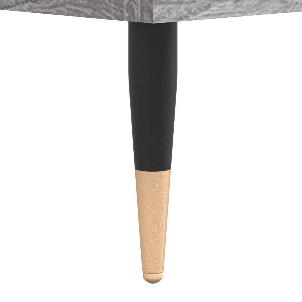Comodino Grigio Sonoma 40x35x50 cm in Legno Multistrato 830664