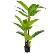 Albero di Banano Artificiale in Vaso ¨C zephmum ¨C Verde 150cm