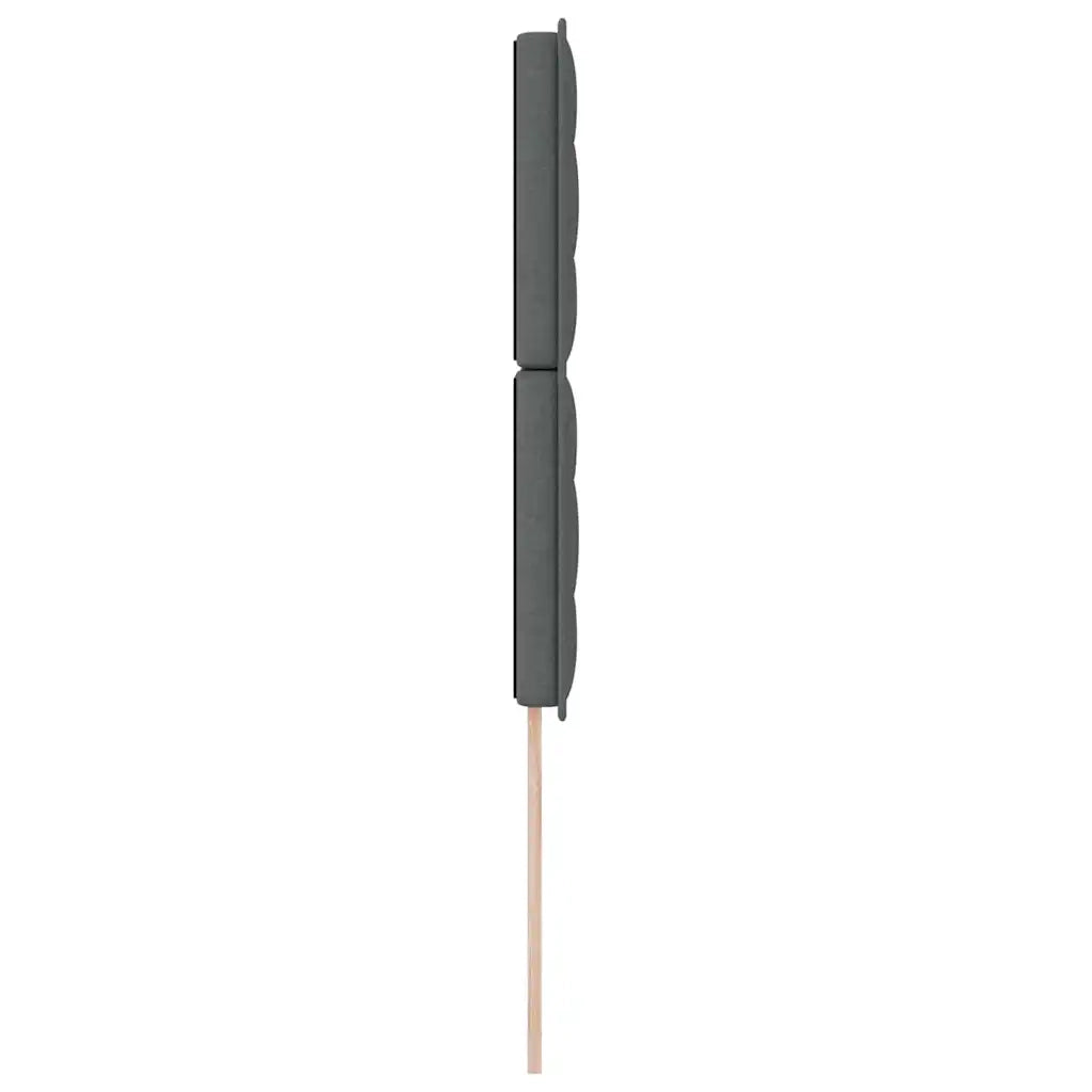 Testiera Grigio scuro 100 cm Tessuto 3337678