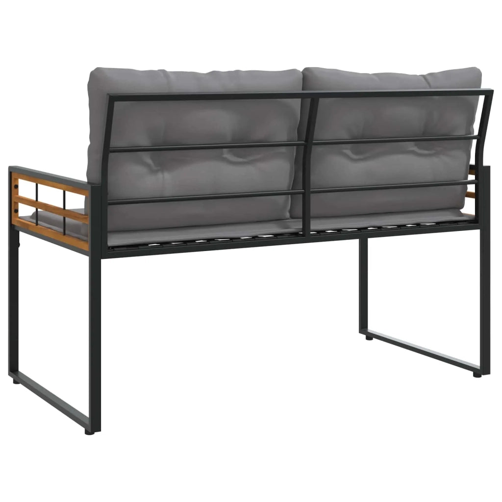 Panchetta in Legno a Strati Grigio chiaro 114 x 55 x 77 cm CFW5228365