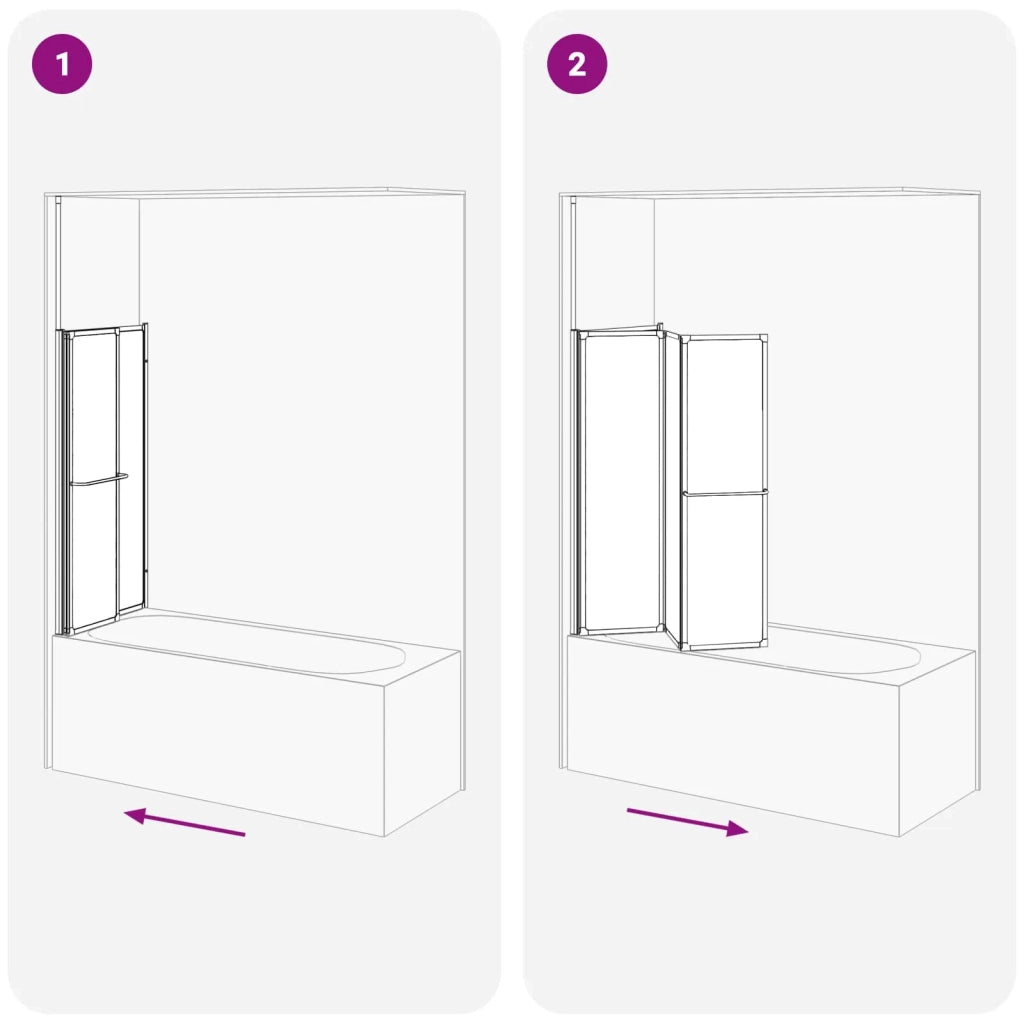 Parete doccia Bianco 120 x 70 x 137 cm Alluminio 42009757