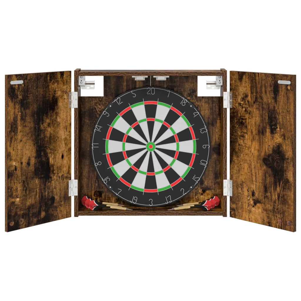Armadio per Dartboard Rovere Fumo 56 x 12 x 53,5 cm 8006664