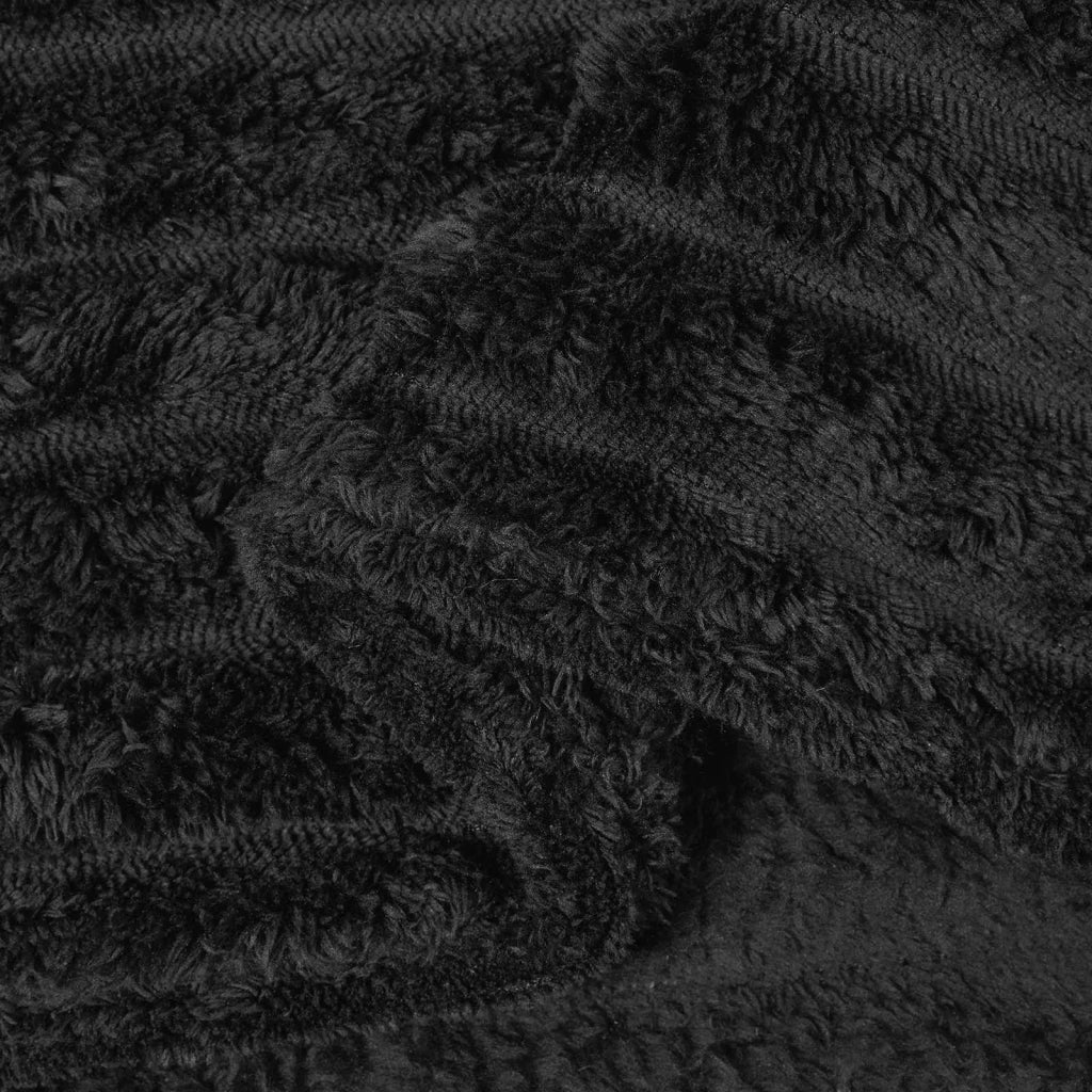 Coperta Nero 150 x 130 cm Panno