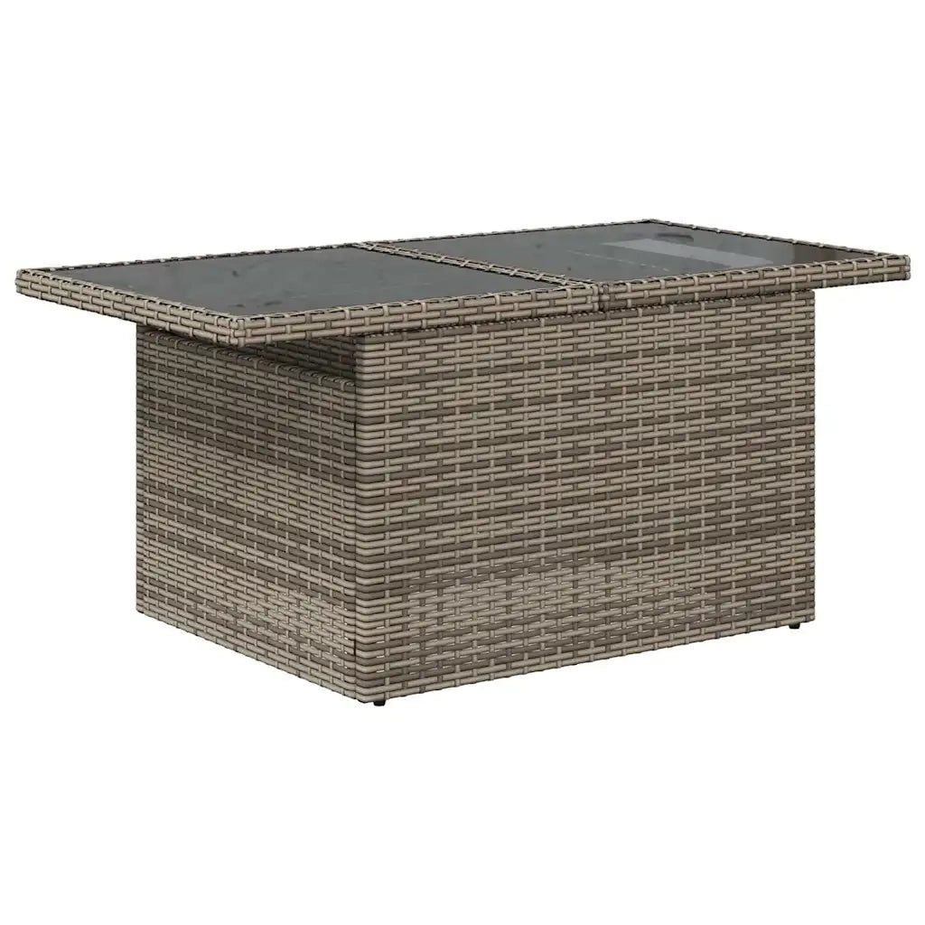 Set Divano da Giardino con cuscino 9 pcs Grigio 3357792