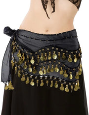 Benda per danza del ventre con scintille per accessori