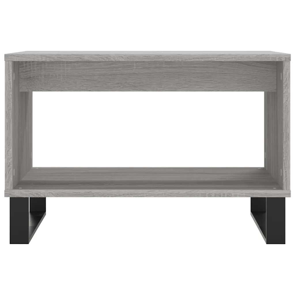 Tavolino da Salotto Grigio Sonoma 60x50x40 cm Legno Multistrato 829266