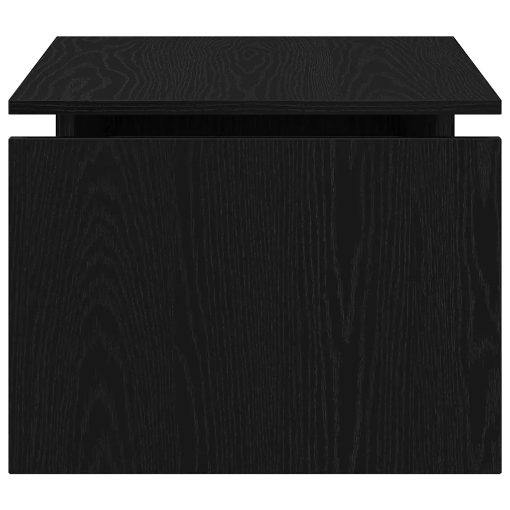 Tavolino da salotto Rovere Nero 68 x 50 x 38 cm 862663
